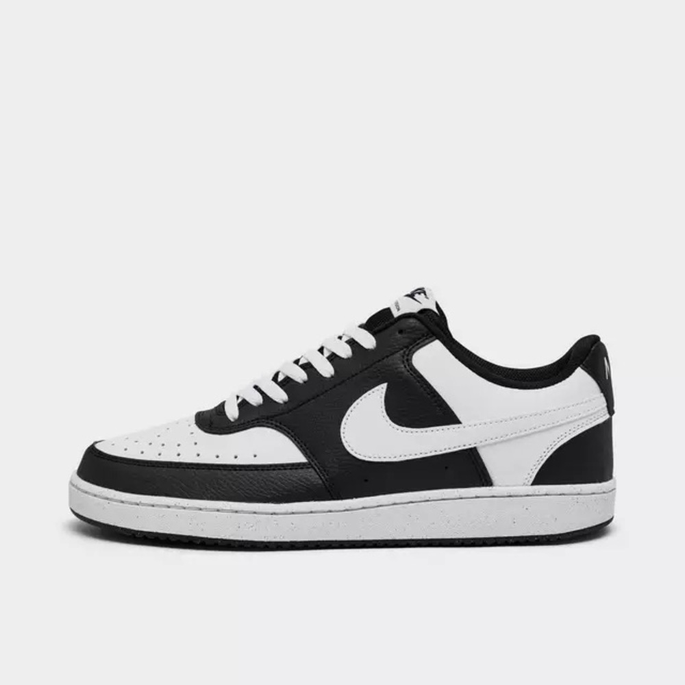 Men’s Nike Court Vision Low Tennis Shoes - Black White Panda HM9862-001 - Picture 8 of 10
